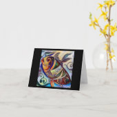 Carte Poissons 3 (Fleur jaune)