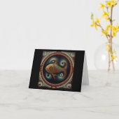 Carte Poissons 4 (Fleur jaune)