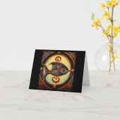 Carte Poissons 7 (Fleur jaune)