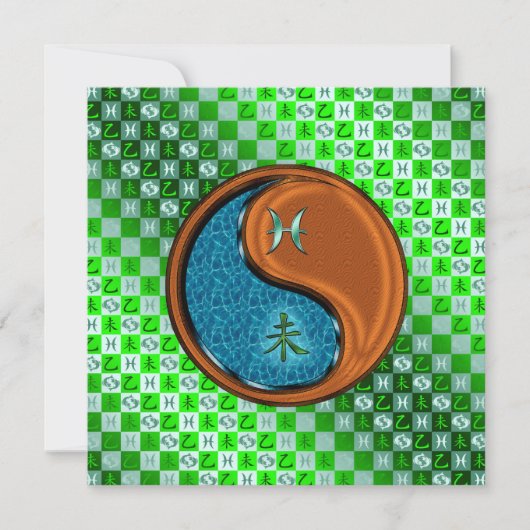 Carte Poissons & Chèvre de Bois (Devant)