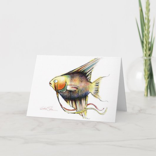 Carte Poissons d'imaginaire : Angelo (Devant)