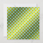 Carte Poissons et singe métallique (Dos)