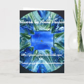 Carte Poissons, heureux, anniversaire (Dos)