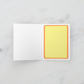 Carte Poissons mignons sous la mer (Intérieur)