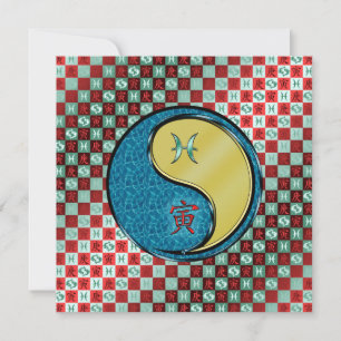 Carte Poissons & Tigre de Métal