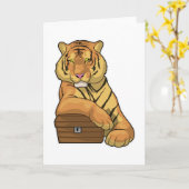 Carte Poitrine au trésor de tigre (Fleur jaune)