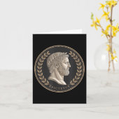 Carte Poitrine stoïque romaine (Fleur jaune)
