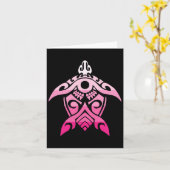 Carte Pol hawaïen : sensibilisation au cancer du sein de (Fleur jaune)