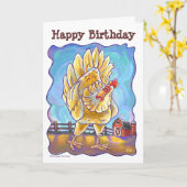 Carte Pôle de Fête au Poulet (Fleur jaune)