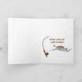 Carte Pole de pêche Vintage de retraite (Intérieur)