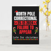 Carte Pôle Nord Correctionnel Défaillance à comparaître (Fleur jaune)