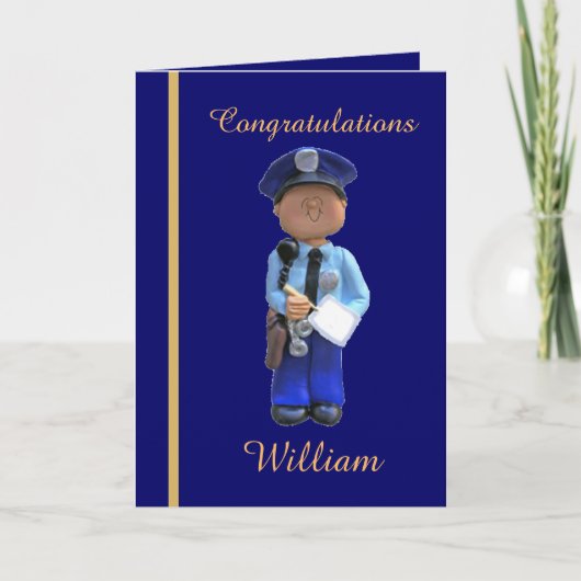 Carte Police Academy Graduation Card (Devant)
