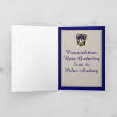 Carte Police Academy Graduation Card (Intérieur)