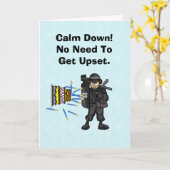 Carte Police SWAT Team Member Fundy Birthday Card (Fleur jaune)