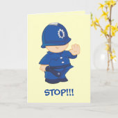 Carte Policier (Fleur jaune)