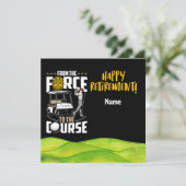 Carte Policier à la retraite de golf (Debout devant)