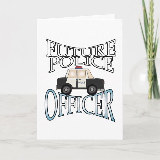 Carte Policier Cruiser futur officier de police (Devant)