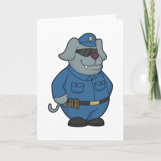 Carte Policier de police canine (Devant)