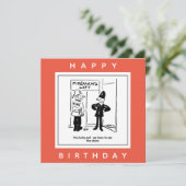 Carte Policier et pompier - Dessin de pompier (Debout devant)