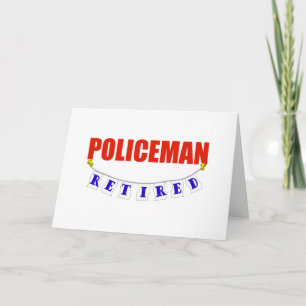 CARTE POLICIER RETRAITÉ