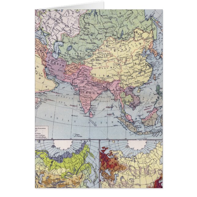 Carte politique | Asie (Devant)