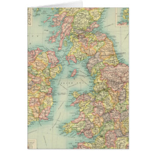Carte politique des îles britanniques