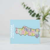 Carte politique du Portugal (Debout devant)