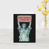 Carte Politique Humour Statue De La Liberté (Fleur jaune)