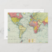 Carte politique mondiale (Devant / Derrière)