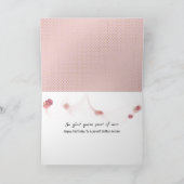 Carte Polka Blush rose pour belle-sœur (Intérieur)