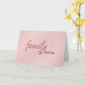 Carte Polka Blush rose pour belle-sœur (Fleur jaune)