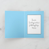 Carte Polka Dot Balloon Penser à vous (Intérieur)