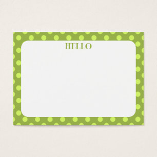 Carte Polka Dot Mini Plat // Tag Cadeau