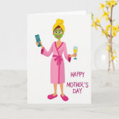 Carte Polka Dot Relaxation Card (Fleur jaune)