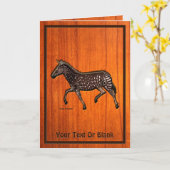 Carte Polka sculpté point Zebra (Fleur jaune)