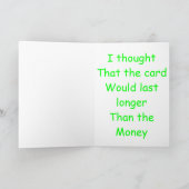 Carte Polonais Loti argent d'anniversaire (Intérieur)