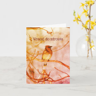 Carte Polonais Obtenir Bien Faune Nature Personnalisée