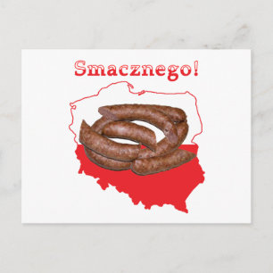 Carte polonaise de Kielbasa Smacznego