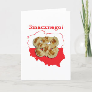 Carte polonaise de Pierogi Smacznego