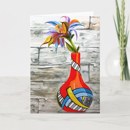 Carte Polychrome - Vierge à l'intérieur (Devant)