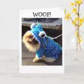 CARTE POM EST HABILLÉ JUSTE POUR DIRE JEUX ANNIVERSAIRE (Fleur jaune)