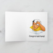 Carte pom-pom girl félicitations sarcastiques drôles (Intérieur)