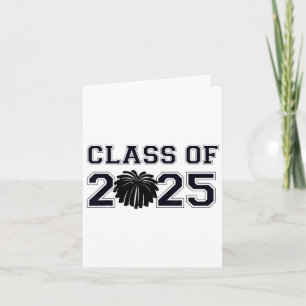 Carte Pom-pom girl Principal Cheer Cl De 2025 Graduation