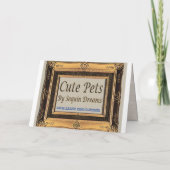 Carte Pomeranian Get Well (Dos)