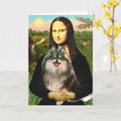 Carte Pomeranian (parti) - Mona Lisa (Fleur jaune)