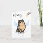 Carte Poméranie Chien Angel animal de compagnie Perdre S (Devant)