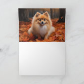 Carte Poméranie en automne Feuilles Automne Inspire (Intérieur)