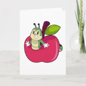 Carte Pomme Caterpillar (Devant)