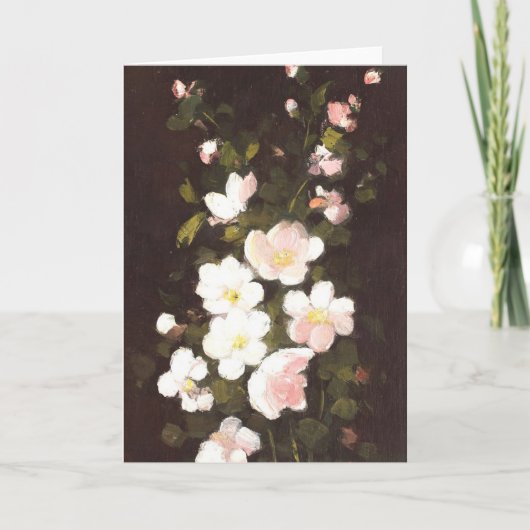 Carte Pomme fleurs (Devant)