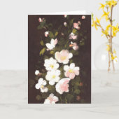 Carte Pomme fleurs (Fleur jaune)